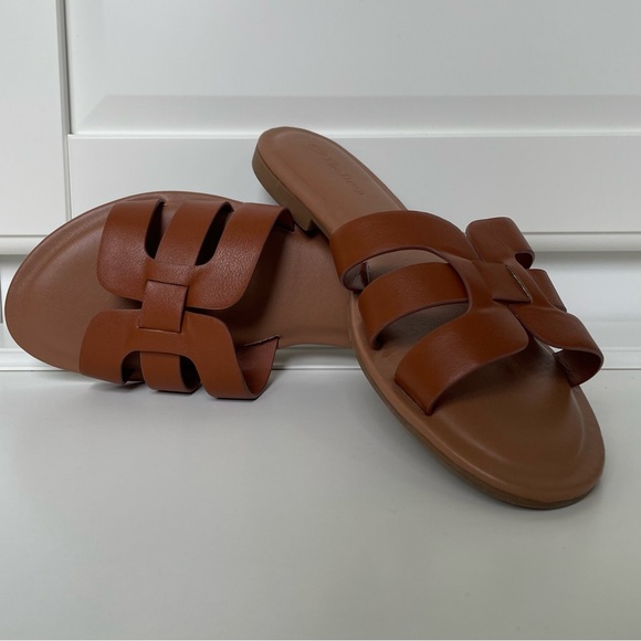The Drop Monika Flat H-band Slide Sandal Flat Sandal, Size 8 - Picture 2 of 5